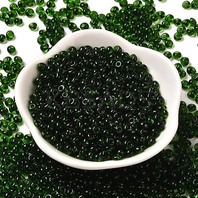 Transparent Colours Glass Seed Beads X1-SEED-P006-02A-01-1