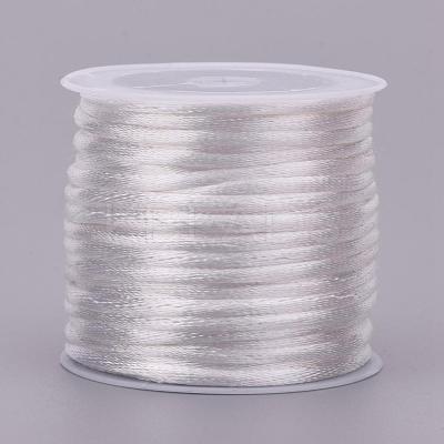 Nylon Satin Rattail Cords NWIR-L006-1mm-01-1