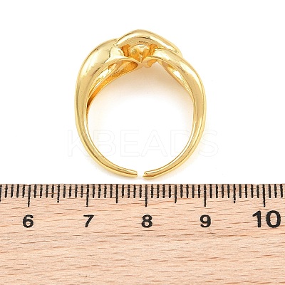 Brass Cuff Open Rings KK-CBA5A76-06G-01-1