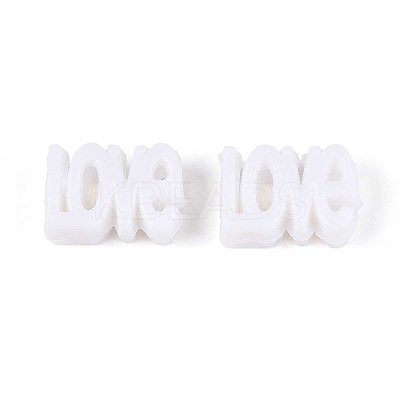 Opaque Acrylic European Beads SACR-Q190-22K-1