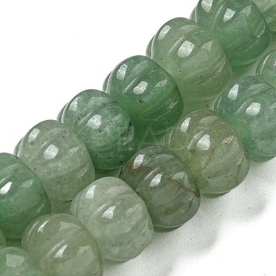 Natural Green Aventurine Beads Strands G-G142-A08-01-1