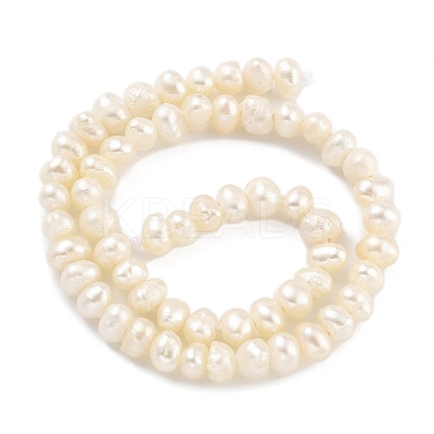 Natural Cultured Freshwater Pearl Beads Strands PEAR-C003-06B-1