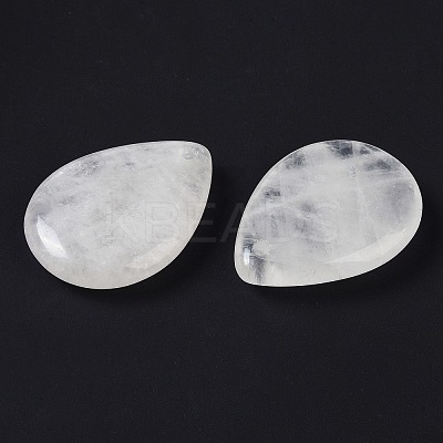Natural Quartz Crystal Pendants G-G115-02K-1