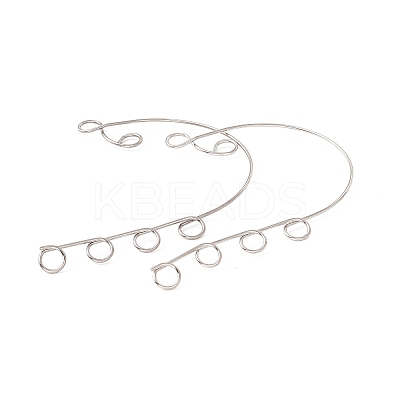 Tarnish Resistant 316 Stainless Steel Ear Cuff Findings LS-X-STAS-H148-04P-1