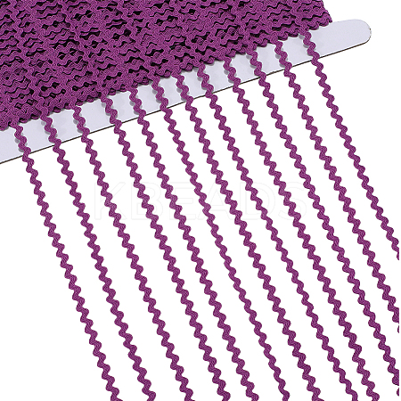 40M Polyester Wavy Fringe Trim Ribbon OCOR-GF0004-39J-1