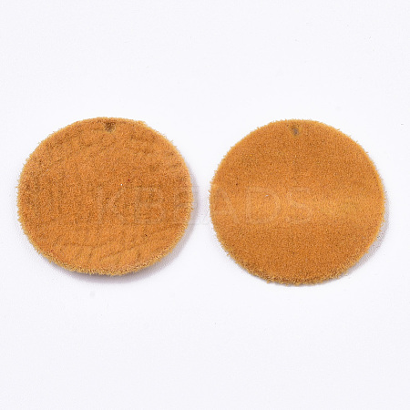 Flocky Alloy Pendants PALLOY-S134-002A-1