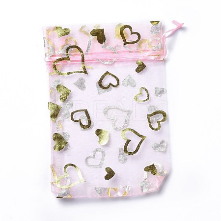 Organza Drawstring Jewelry Pouches LS-OP-I001-B04-1