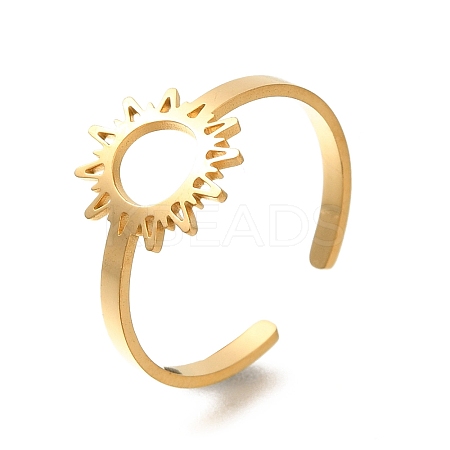 304 Stainless Steel Rings for Women RJEW-S238-03G-1