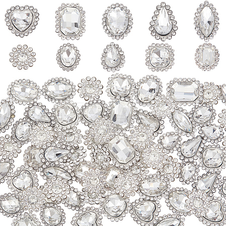 100Pcs Sew on Rhinestone GLAA-CY0001-01A-1