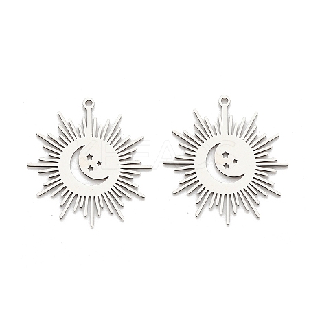 201 Stainless Steel Pendants STAS-Z162-10P-1