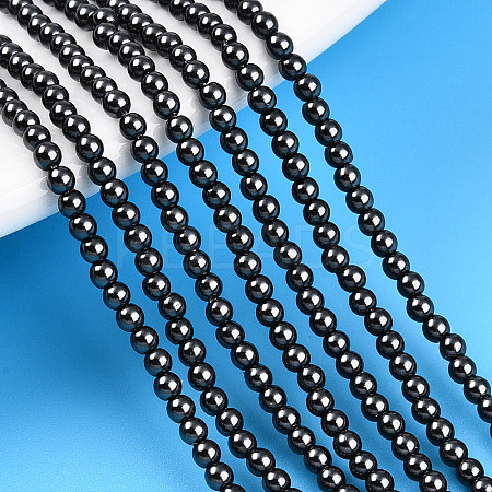 Baking Paint Pearlized Glass Pearl Bead Strands HY-N002-2mm-A02-1