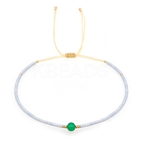 Bohemian Style Colorful Beaded Lucky Stone Couple Bracelet for Women TF2640-17-1