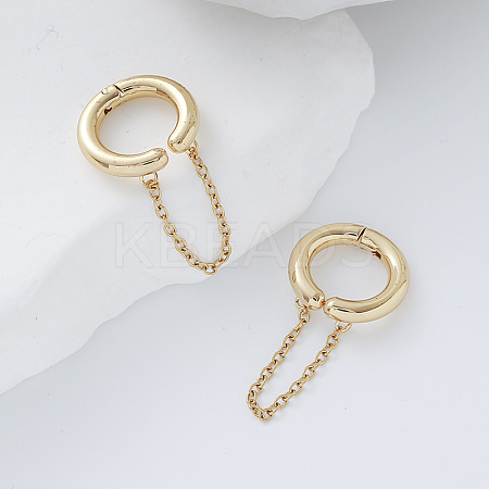 304 Stainless Steel Cuff Earrings LS-RC5988-1