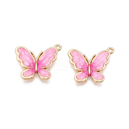 Rack Plating Alloy Enamel Pendants LS-ENAM-N056-364KCG-02-1