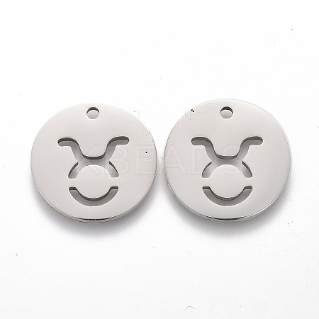 Tarnish Resistant 201 Stainless Steel Pendants LS-STAS-Z001-B-07P-1