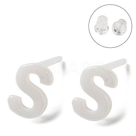 Hypoallergenic Bioceramics Zirconia Ceramic Stud Earrings EJEW-F340-04S-1