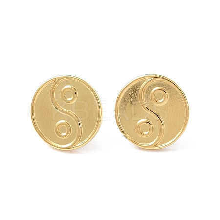 Ion Plating(IP) 304 Stainless Steel Stud Earring for Women EJEW-I285-27G-1