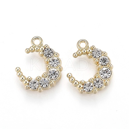 Alloy Jewelry Crystal Rhinestone Pendants PALLOY-Z001-22LG-1