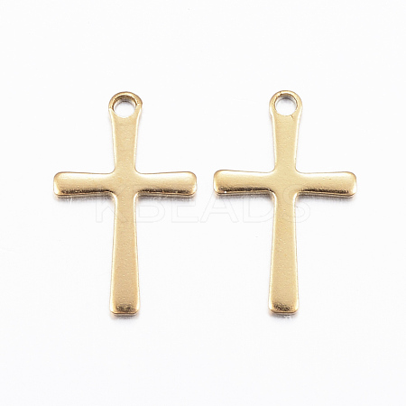 Ion Plating(IP) 304 Stainless Steel Charms X-STAS-H423-10G-1