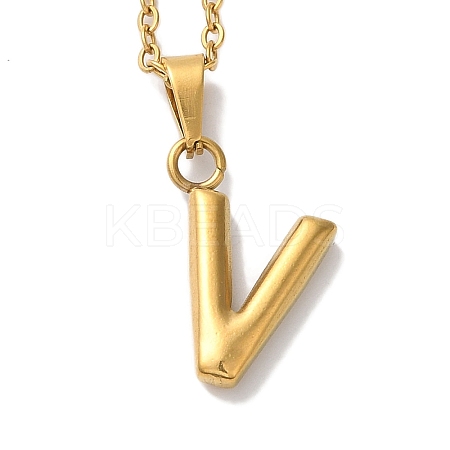 PVD Vacuum Plating 201 Stainless Steel Necklaces NJEW-H033-01G-V-1