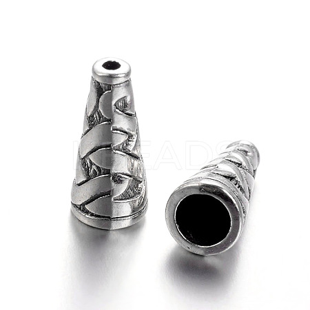 Tibetan Style Alloy Bead Cone LS-TIBEB-00821-AS-NR-1