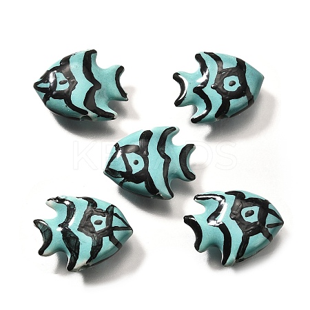 Handmade Porcelain Beads PORC-S002-02B-1