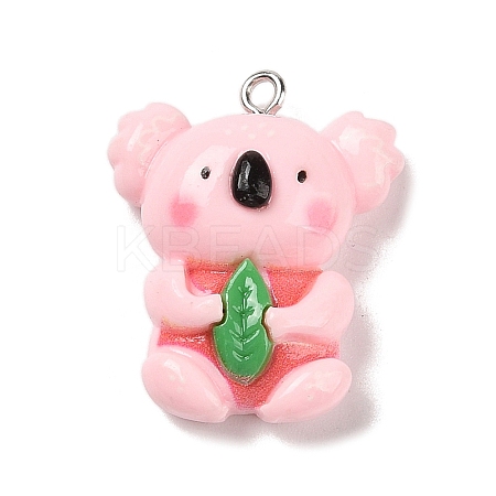 Cute Animal Opaque Resin Pendants FIND-B035-01-1