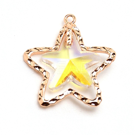 Glass Pendants KK-WH0035-46-1