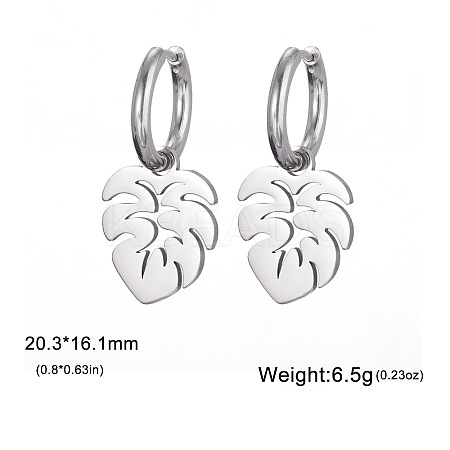 304 Stainless Steel Hoop Earrings FS-WG6A0FB-15-1
