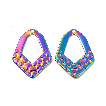 Ion Plating(IP) 304 Stainless Steel Pendants STAS-I671-18MC-1