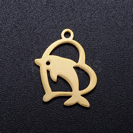 201 Stainless Steel Hollow Pendants STAS-Q201-JN283-2-1