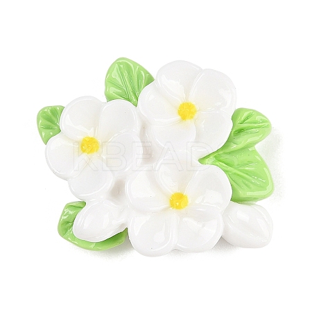 Opaque Resin Cabochons CRES-D283-01G-01-1