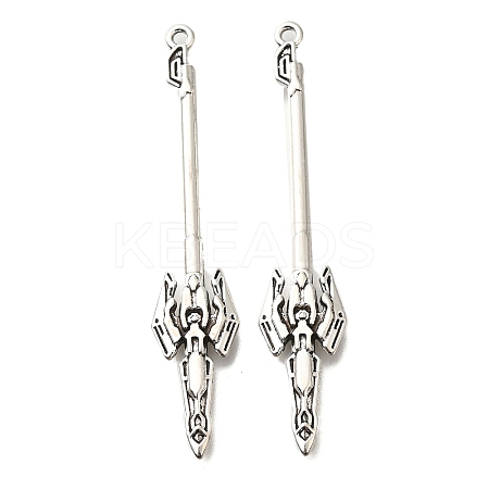 Tibetan Style Alloy Big Pendants FIND-G078-33D-AS-1