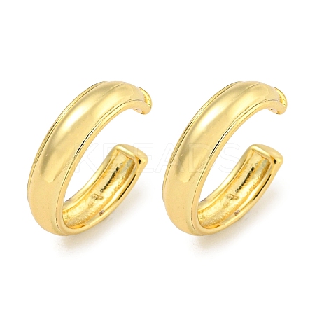 Brass Cuff Earrings EJEW-C104-139G-1