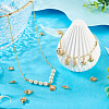 8Pcs 8 Styles Ocean Theme Brass Micro Pave Cubic Zirconia Pendants KK-TA0003-32-8