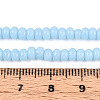 Opaque Solid Color Glass Beads Strands GLAA-ZX008-4mm-18J-4