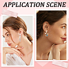 16Pcs 2 Colors Brass Clip-on Earring Findings FIND-SP0003-69-4