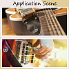 4 Sets Alloy Guitar Strap Button Tail Nails for Acoustic and Folk Instruments FIND-CN0002-19-4