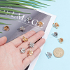 20Pcs 2 Colors Allloy Anti-glare Lapel Pins Brooches JEWB-AR0001-24B-6