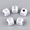 Opaque Acrylic Beads SACR-T035-03B-2