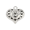 Hollow Brass Pendants for Valentine's Day KK-M289-03G-P-1