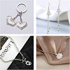 24Pcs 6 Styles 304 Stainless Steel Pendants STAS-UN0022-45-6