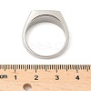 316L Stainless Steel Natural Malachite Finger Rings for Women RJEW-U054-02C-01P-5
