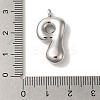 Non-Tarnish 304 Stainless Steel Pendants STAS-M017-08P-17-3