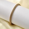 Braided 304 Stainless Steel Cuff Bangles for Women BJEW-A067-04G-3