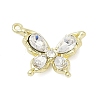Alloy Pendants with Rhinestone PALLOY-R151-53G-1