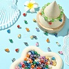 50Pcs 10 Colors ABS Plastic Imitation Pearl Charms KY-YW0001-84P-3