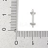 304 Stainless Steel Letter Connector Charms LS-STAS-M108-01P-09-3