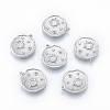 Tarnish Resistant 304 Stainless Steel Pendant Rhinestone Settings STAS-N097-251P-3