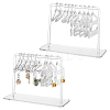 2 Sets Acrylic Earring Display Hanger Rack EDIS-PH0001-42A-8
